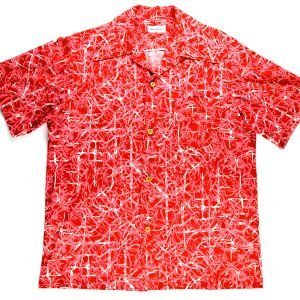 Red Abstract Hawaiian shirt
