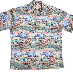 Retro Island Harbor Shirt