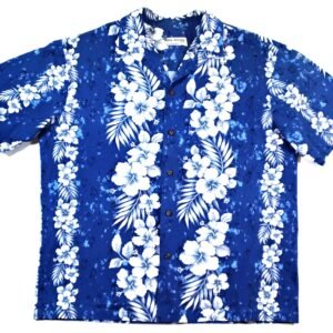Ocean Breeze Hibiscus Stripe Shirt