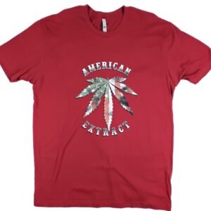 American Extract Leaf Tee – Red