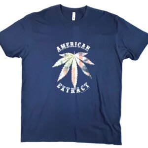 American Extract Leaf Tee – Navy